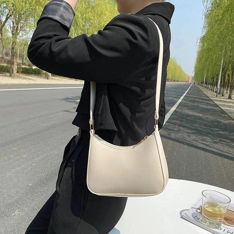 2024 Women's Retro PU Leather Shoulder Bag – Elegant & Stylish