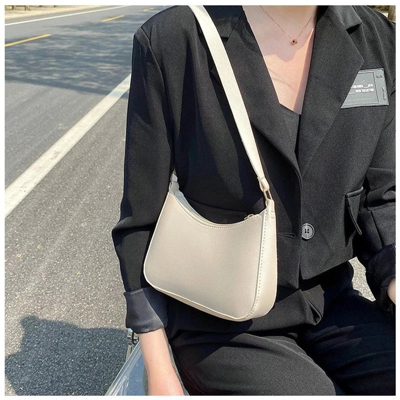 2024 Women's Retro PU Leather Shoulder Bag – Elegant & Stylish