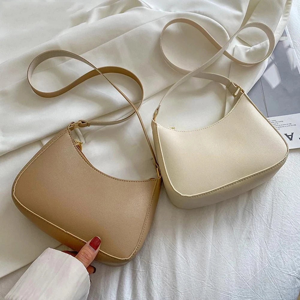 2024 Women's Retro PU Leather Shoulder Bag – Elegant & Stylish