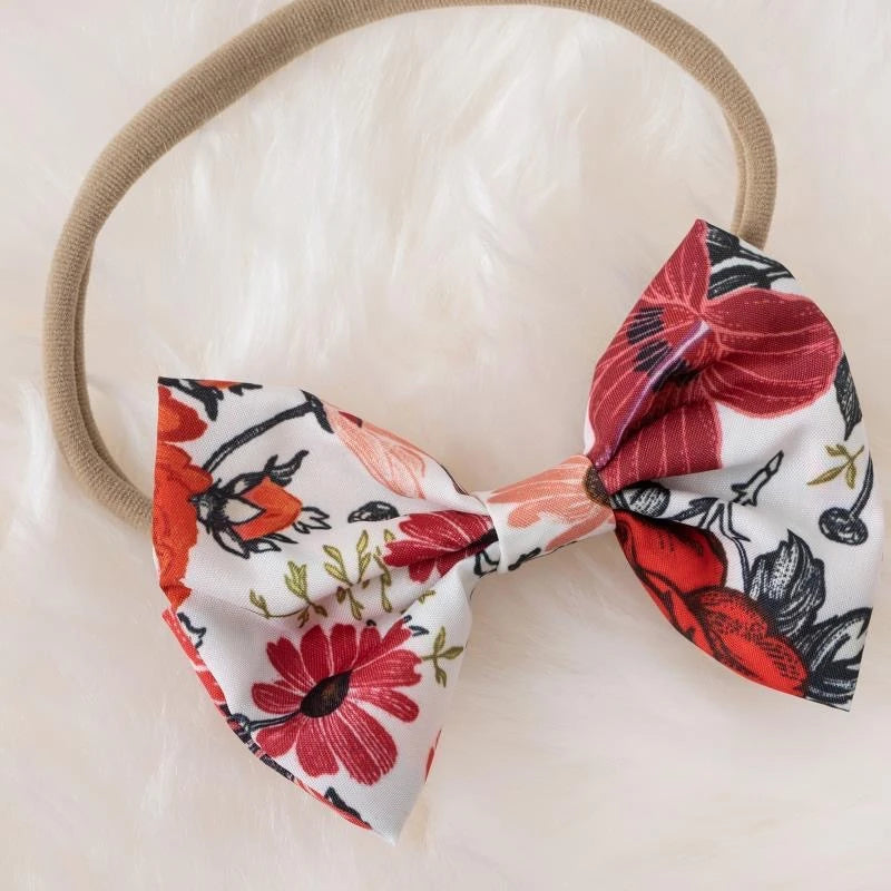 Summer Baby Girl Dress – Floral Cotton Jumpsuit with Bowknot