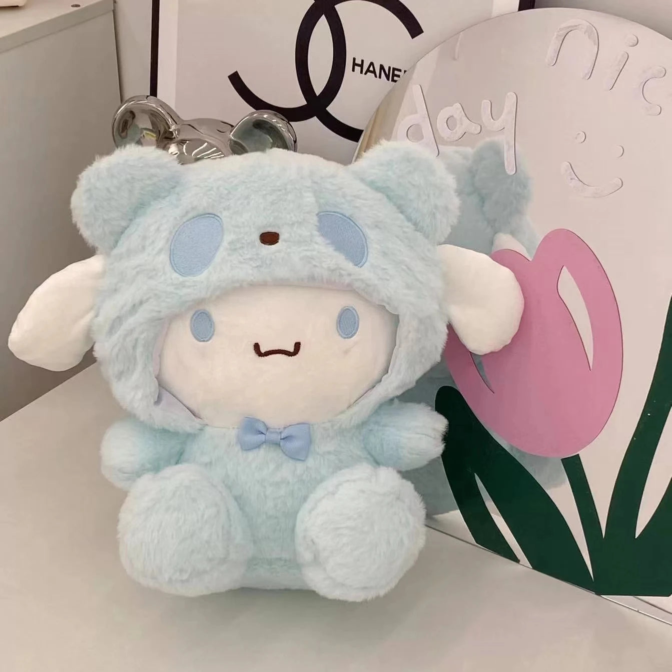 Cute Plush Toy – Adorable Pacha Dog & Kuromi Doll