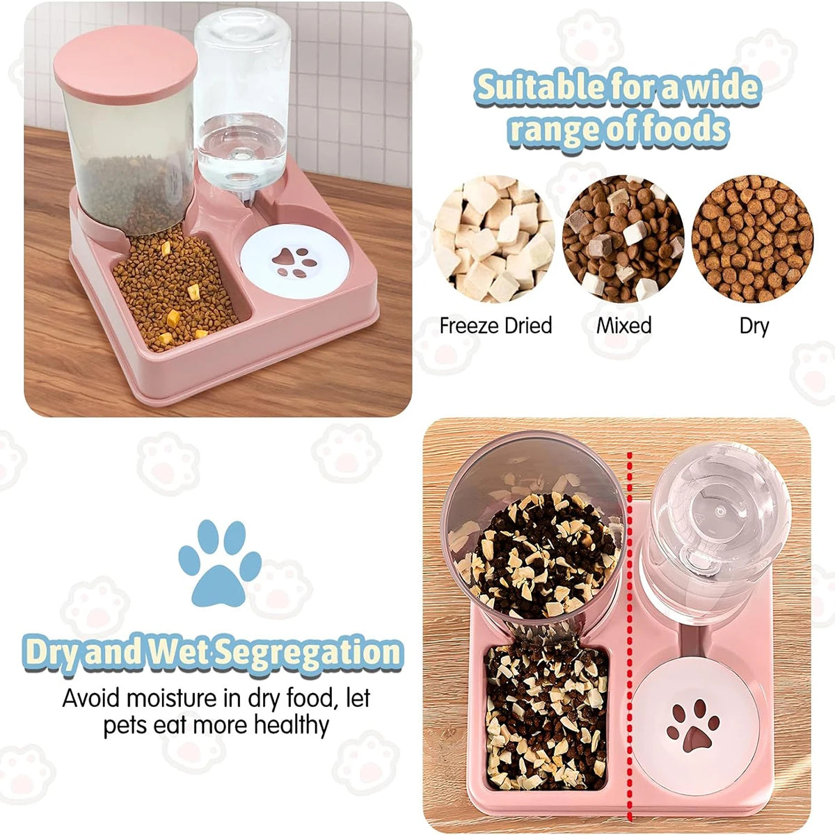 Automatic Cat Feeder & Water Dispenser
