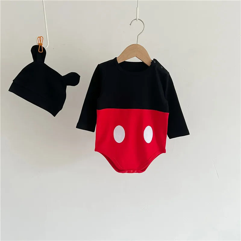Winnie The Pooh Disney Bear Baby Bodysuit Newborn Long Sleeve Romper for Toddler Boys Girls Jumpsuit Clothes