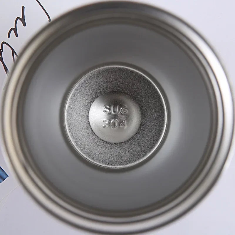 Stainless Steel Thermos Coffee Mug with Temperature Display - Insulated Vacuum Flask