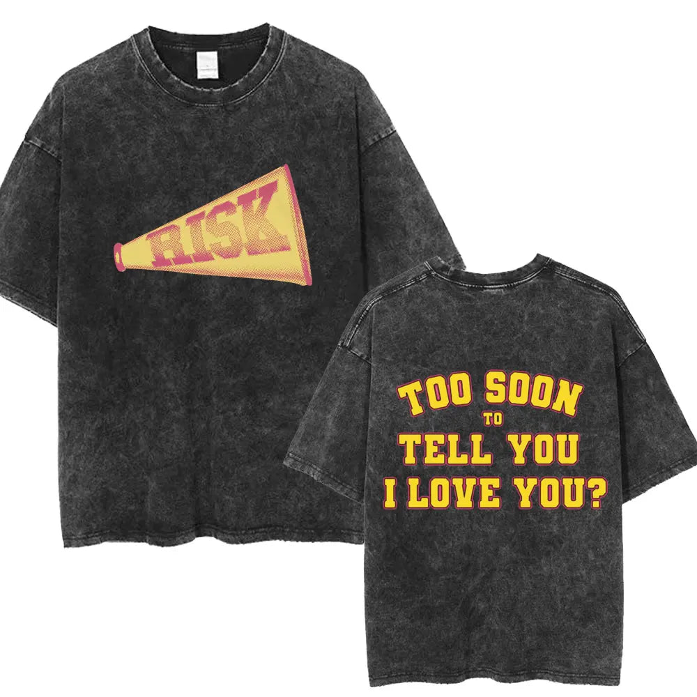 Gracie Abrams The Secret of Us Tour Vintage Washed T-Shirt - Oversized Cotton Album Tee for Men and Women