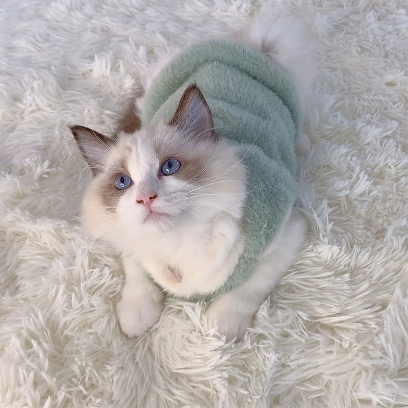 Warm Winter Kitten Clothes ā Cozy Pet Vest for Cats & Small Dogs