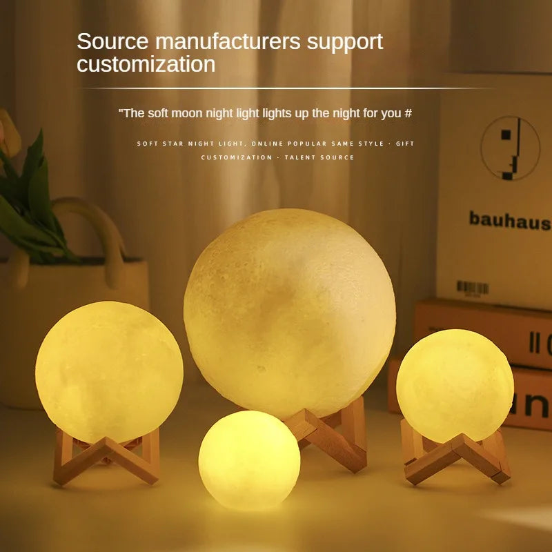 Moon Light Night Lamp - Romantic Atmosphere Room Decoration