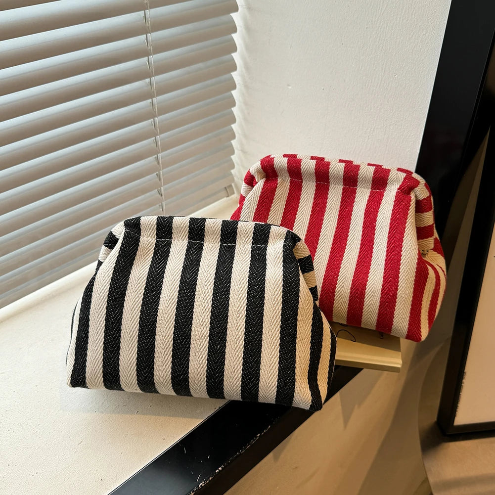 Summer Beach Clutch Bag – Ruched Cloud Purse for Women
