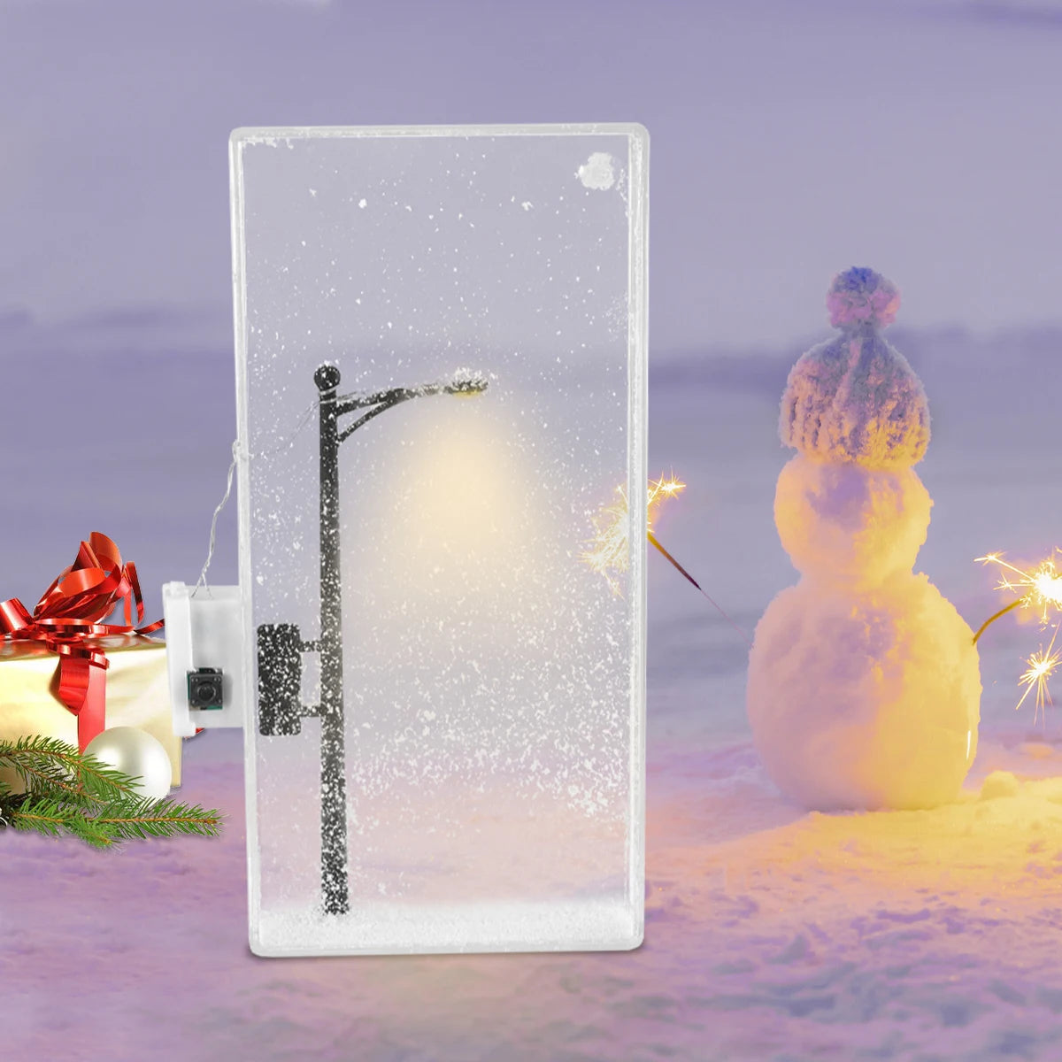 DIY Snow Night Light Street Lamp – Christmas Craft & Educational Toy