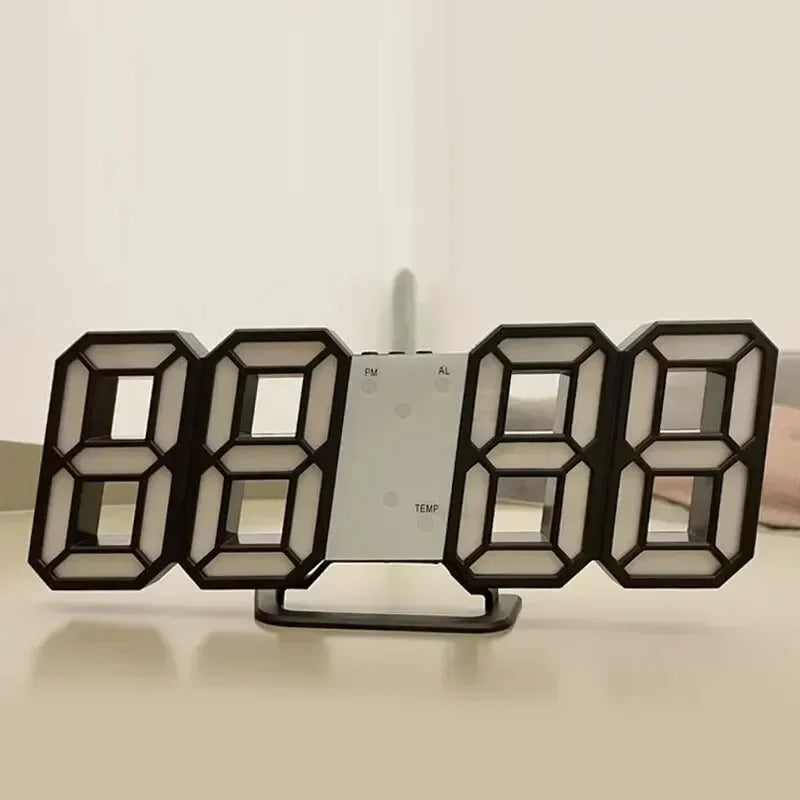 3D LED Digital Alarm Clock – Date