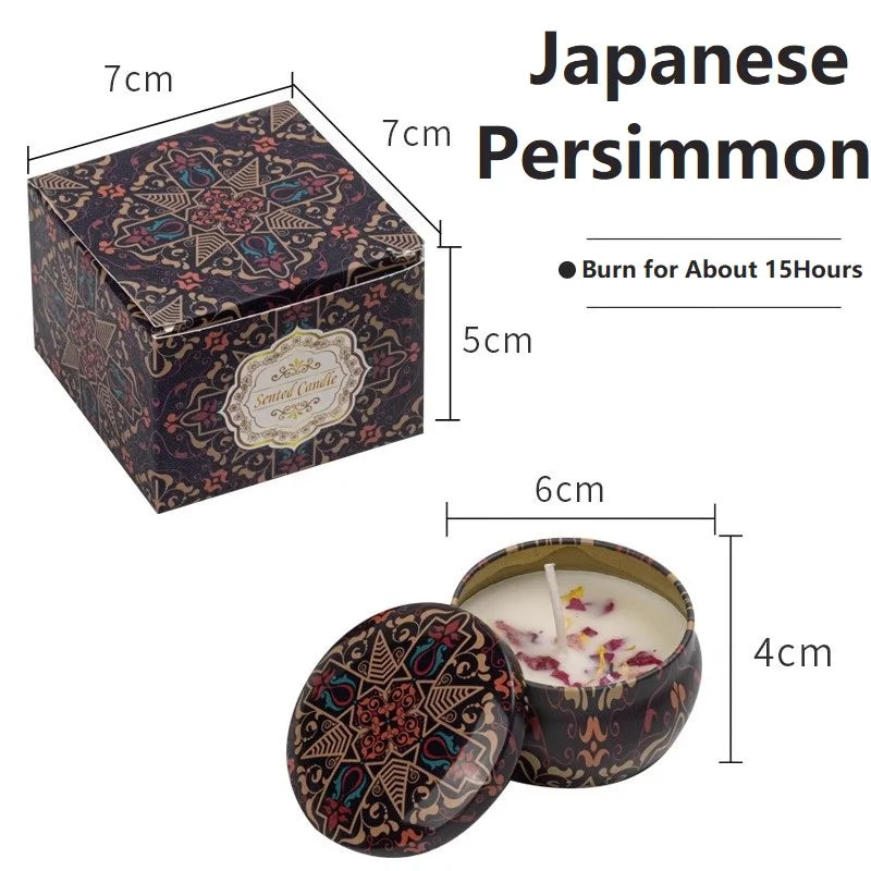 Vintage Soy Wax Scented Candles | Floral Fragrance Candle Gift