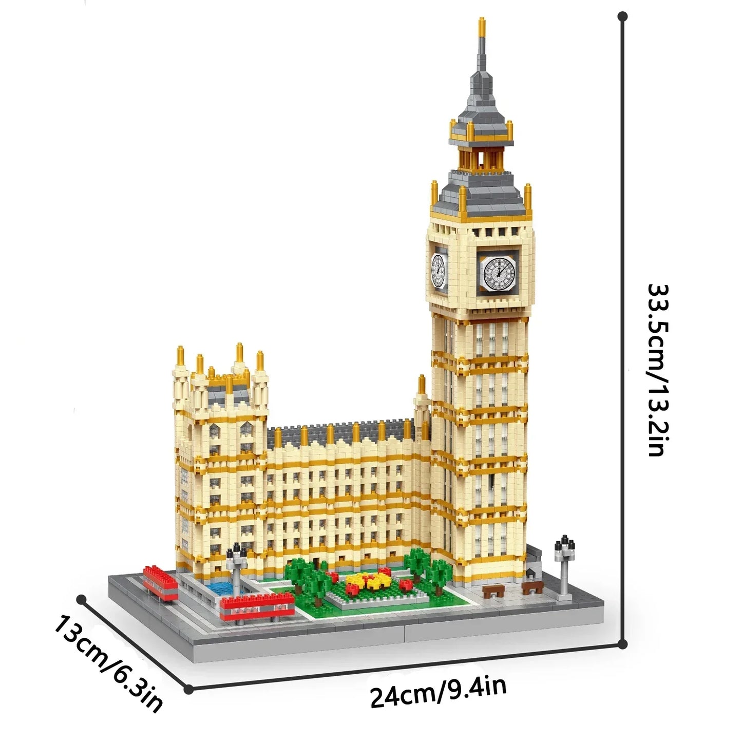 Paris Eiffel Tower Mini Building Blocks Set β Light Illuminated