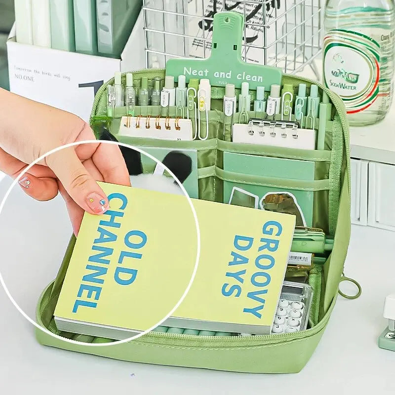 12-Layer Large Capacity Pencil Case – Multifunctional Storage Bag