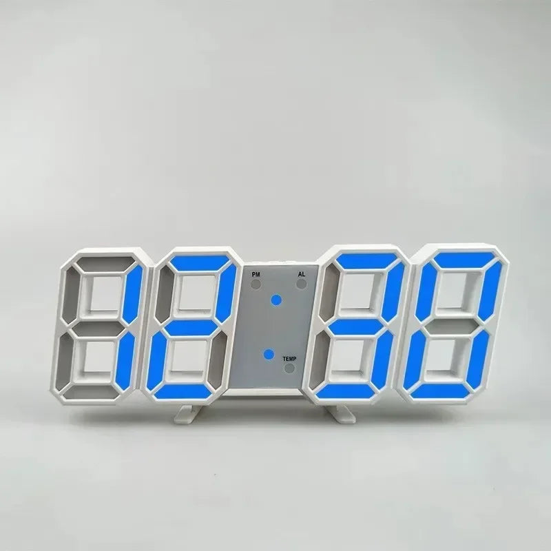3D LED Digital Alarm Clock – Date