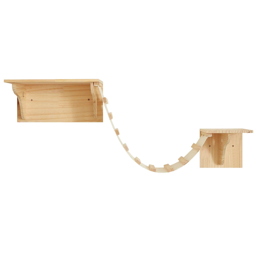 Wall-Mounted Cat Tree & Hammock – Space-Saving, Durable & Cozy!