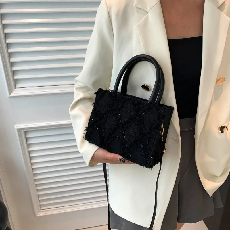 Fashion Women Denim Messenger Shoulder Bag