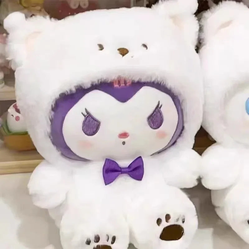 Cute Plush Toy – Adorable Pacha Dog & Kuromi Doll