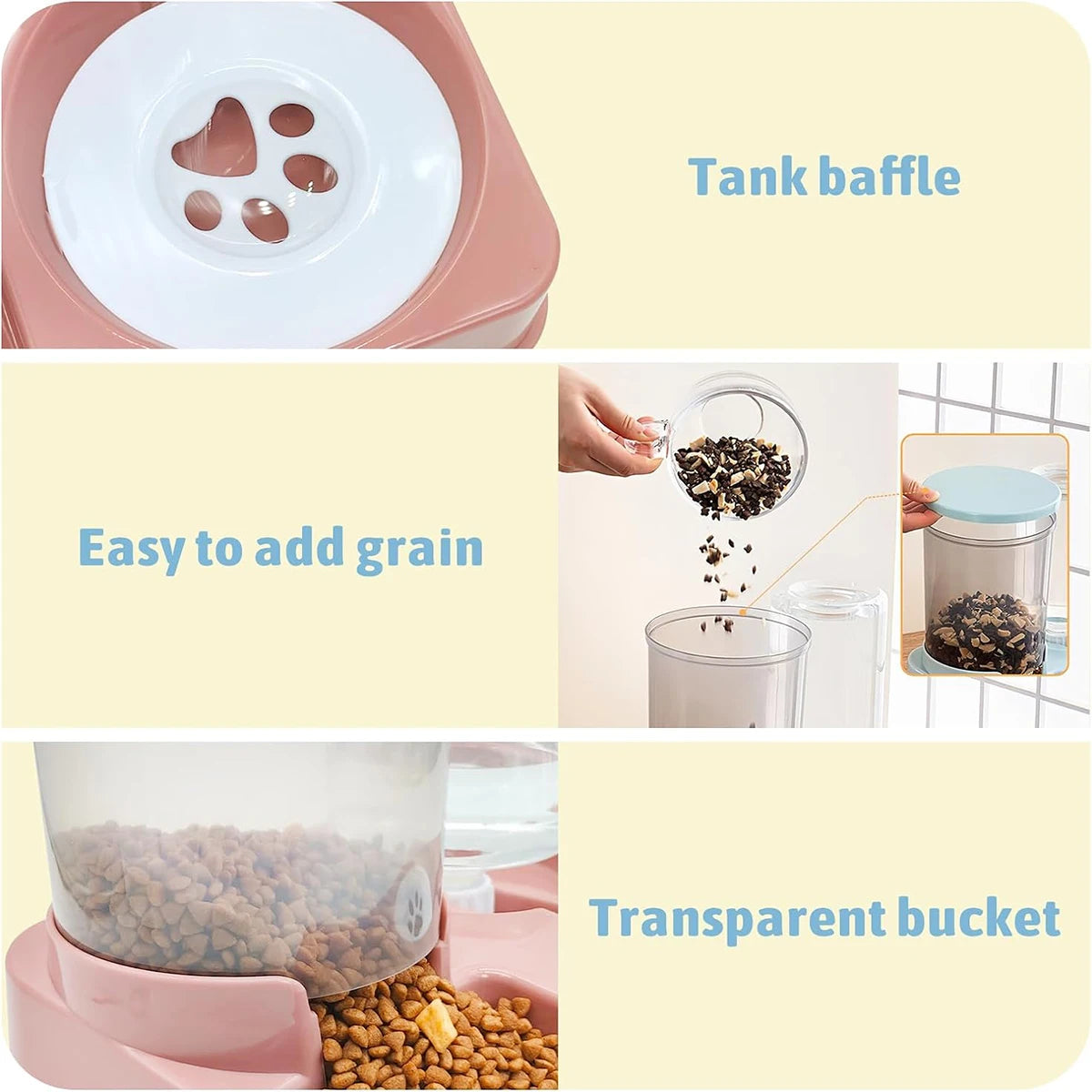 Automatic Cat Feeder & Water Dispenser
