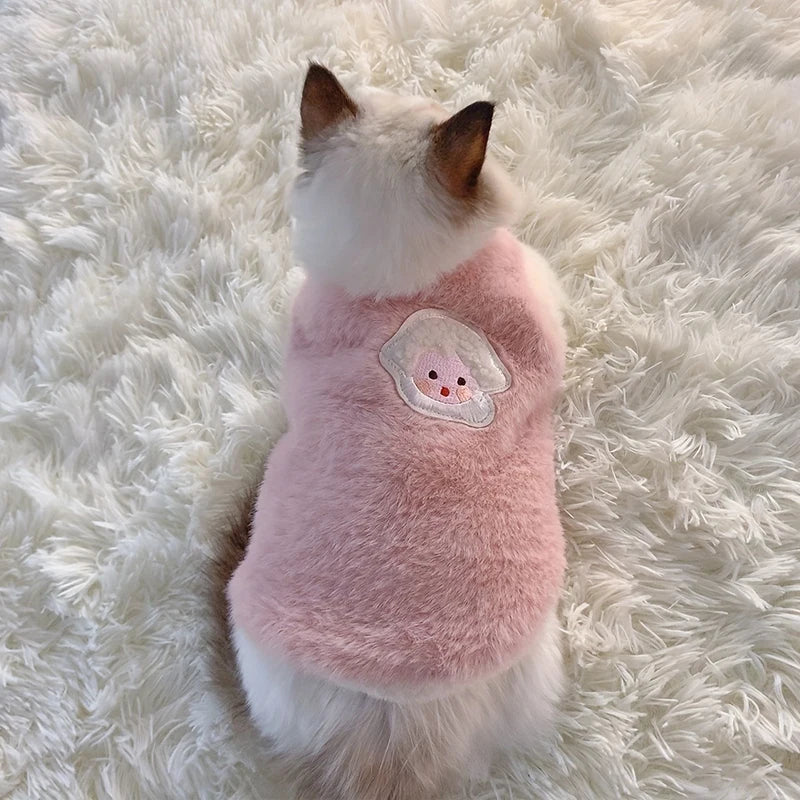 Warm Winter Kitten Clothes ā Cozy Pet Vest for Cats & Small Dogs