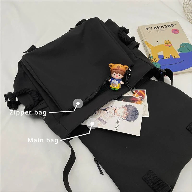 Stylish & Practical Nylon Handbag | Large Capacity Shoulder Bag with Cute Animal Prints