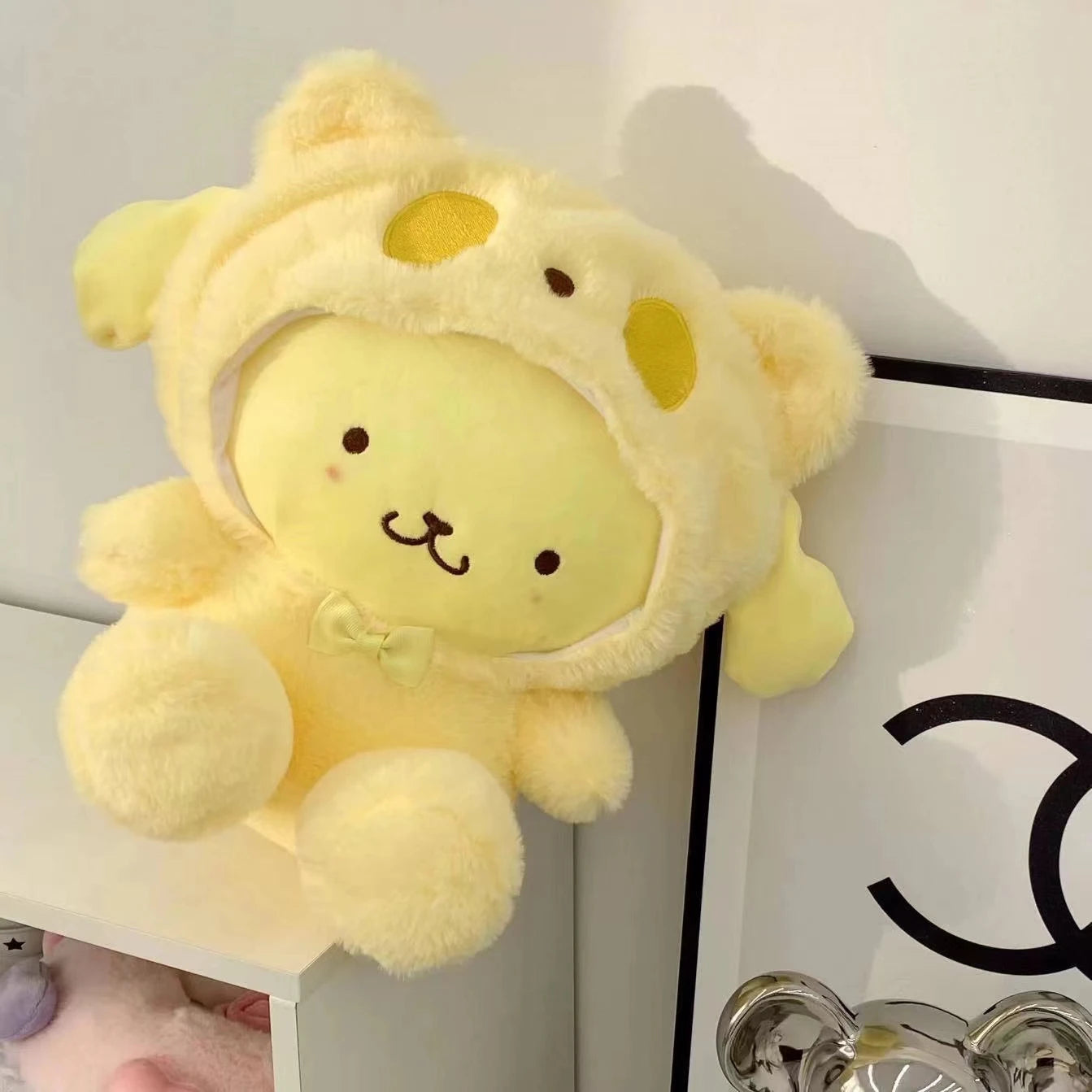 Cute Plush Toy – Adorable Pacha Dog & Kuromi Doll