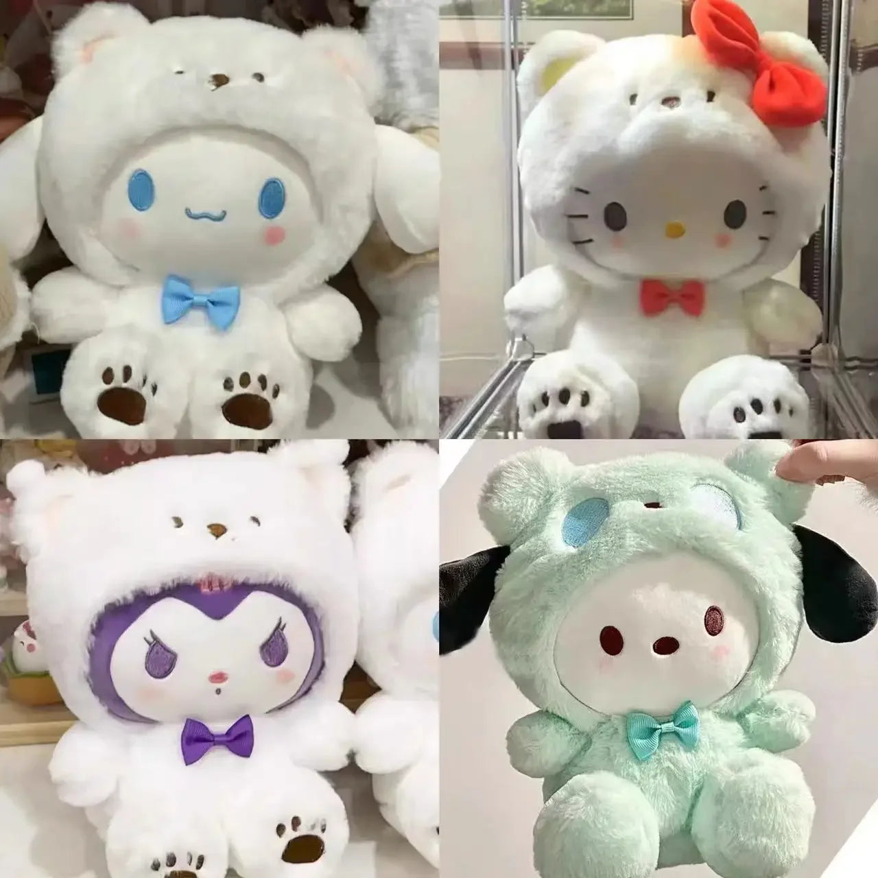 Cute Plush Toy – Adorable Pacha Dog & Kuromi Doll
