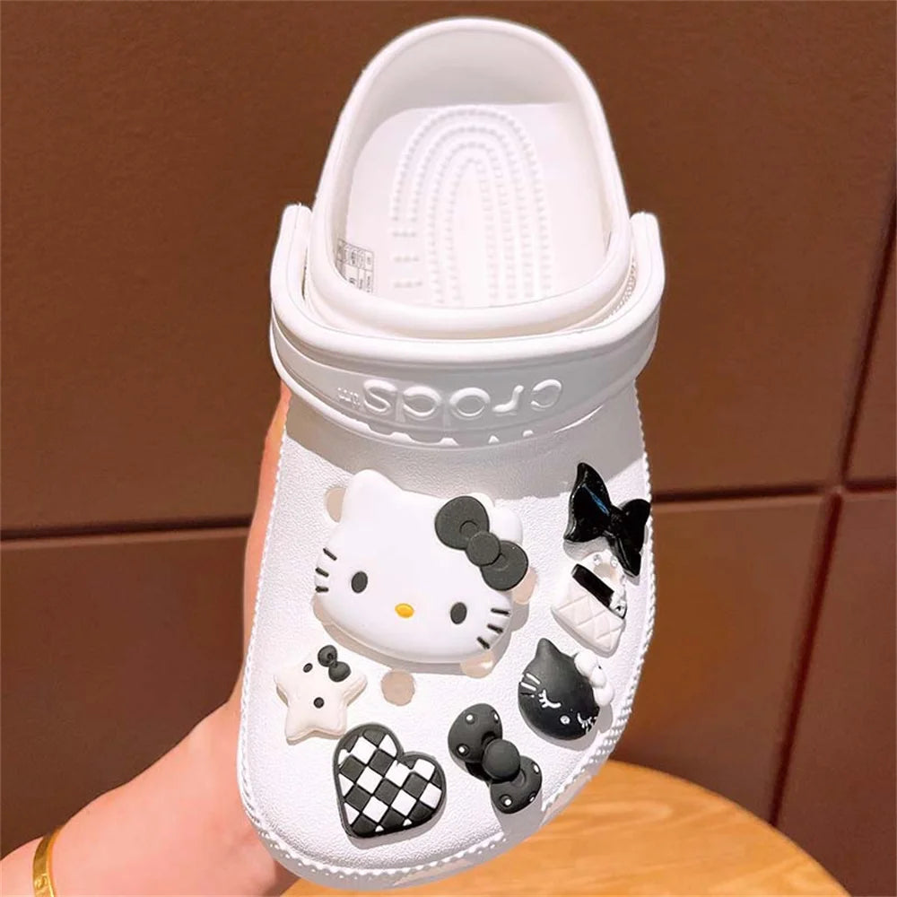 Hello Kitty Sanrio Shoe Charm Set – LED Accessories for Sandals & Clogs