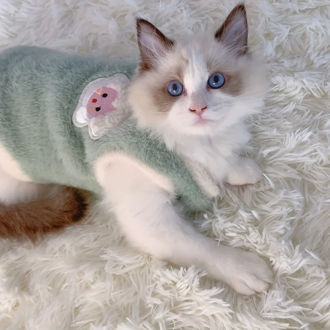 Warm Winter Kitten Clothes ā Cozy Pet Vest for Cats & Small Dogs
