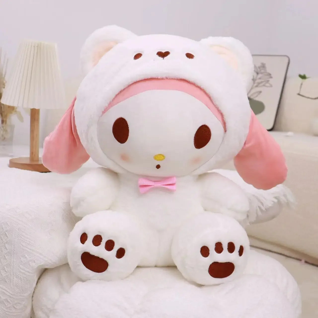 Cute Plush Toy – Adorable Pacha Dog & Kuromi Doll