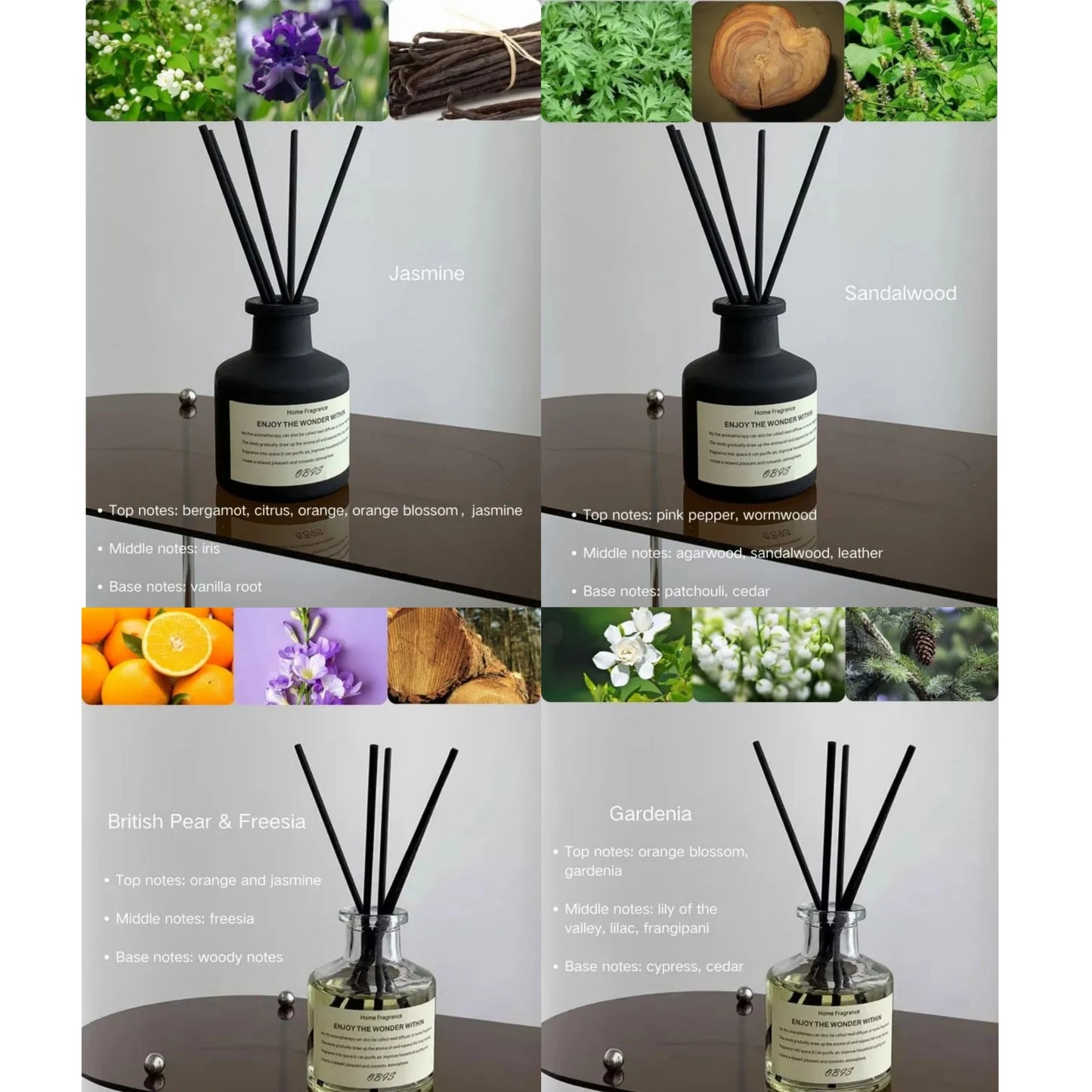 Aromatherapy Essential Oil with Reed Diffuser – Home Air Freshener