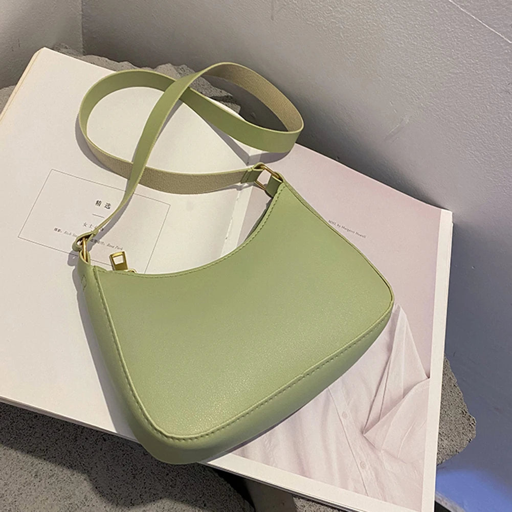 2024 Women's Retro PU Leather Shoulder Bag – Elegant &amp; Stylish