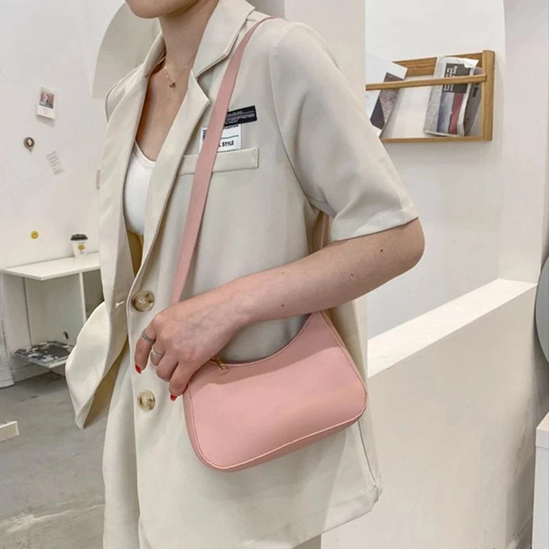 2024 Women's Retro PU Leather Shoulder Bag – Elegant &amp; Stylish