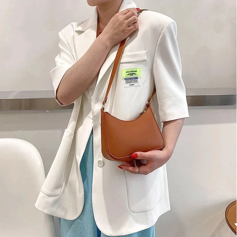 2024 Women's Retro PU Leather Shoulder Bag – Elegant &amp; Stylish