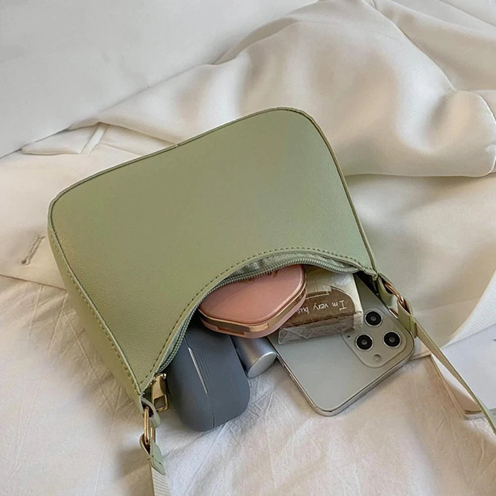2024 Women's Retro PU Leather Shoulder Bag – Elegant &amp; Stylish