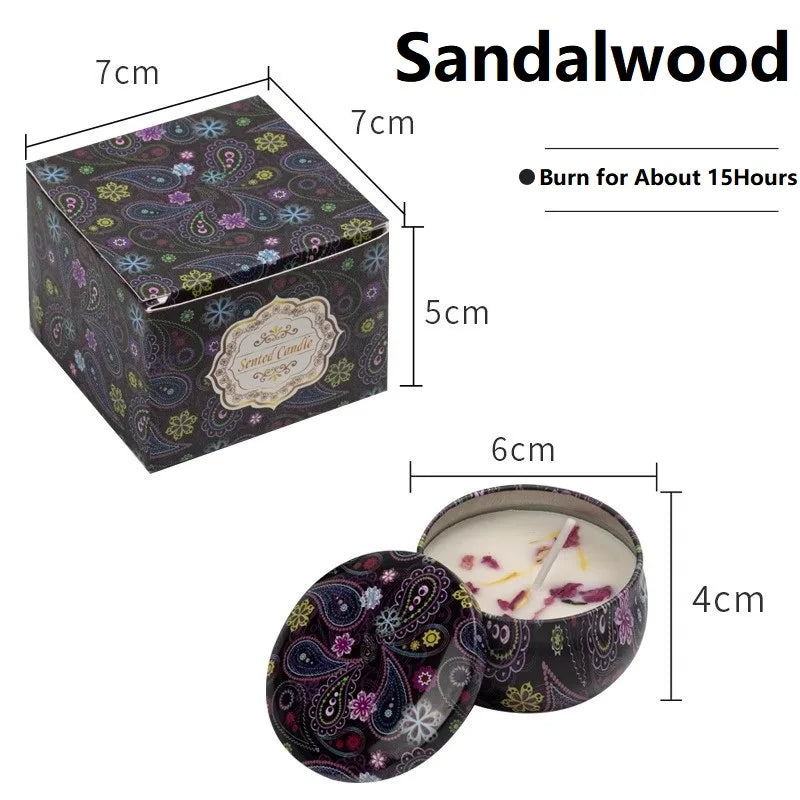 Vintage Soy Wax Scented Candles | Floral Fragrance Candle Gift