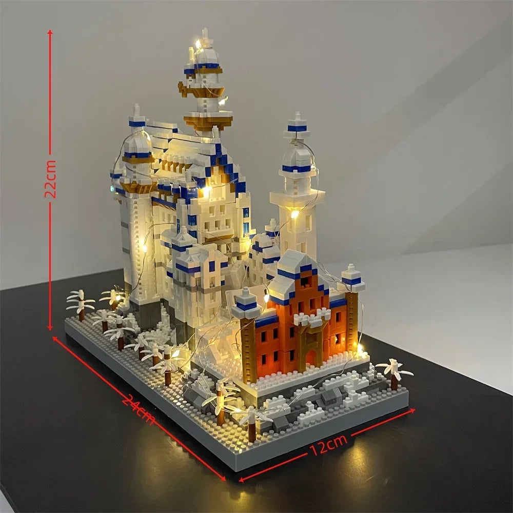 Paris Eiffel Tower Mini Building Blocks Set – Light Illuminated