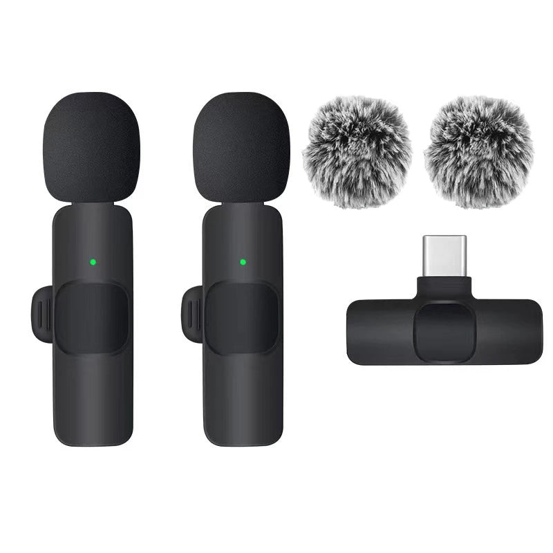 Basix Wireless Lavalier Microphone for iPhone16 & YouTube Vlogs
