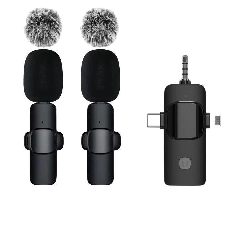 Basix Wireless Lavalier Microphone for iPhone16 & YouTube Vlogs