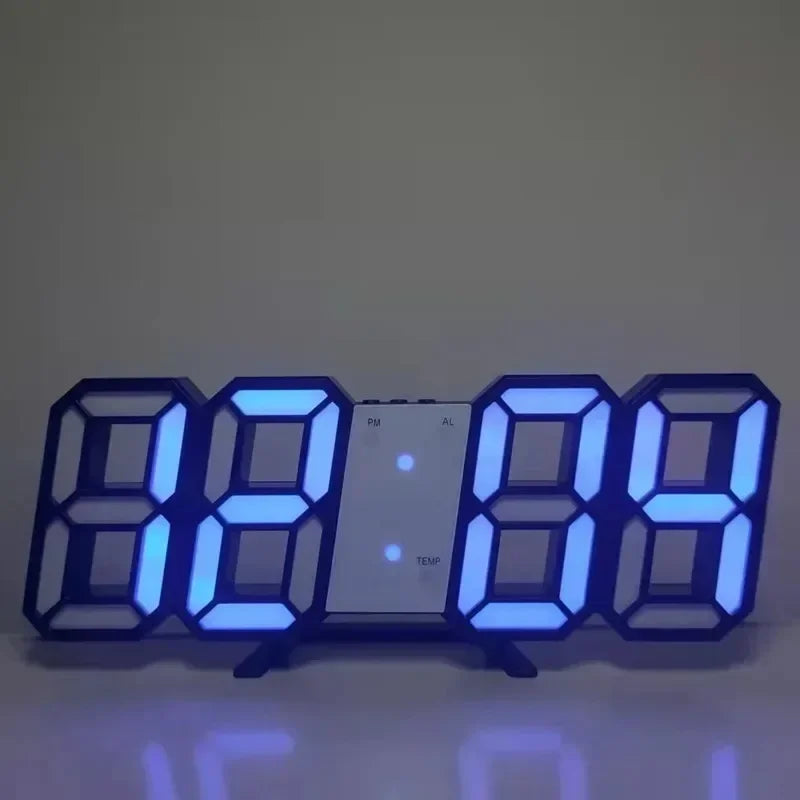 3D LED Digital Alarm Clock – Date