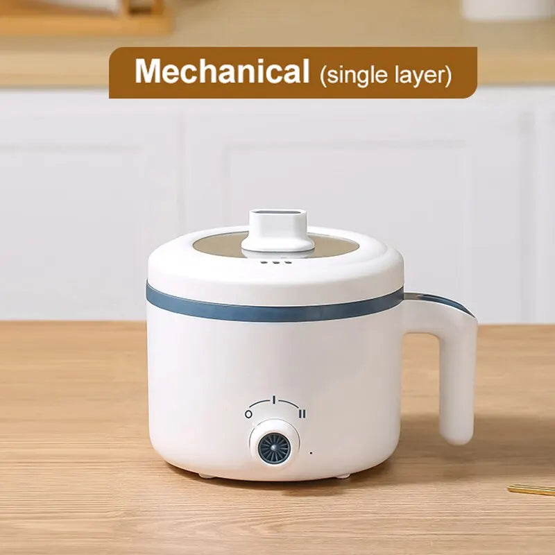 Electric Rice Cooker with Non-Stick Pot & Mechanical Timer