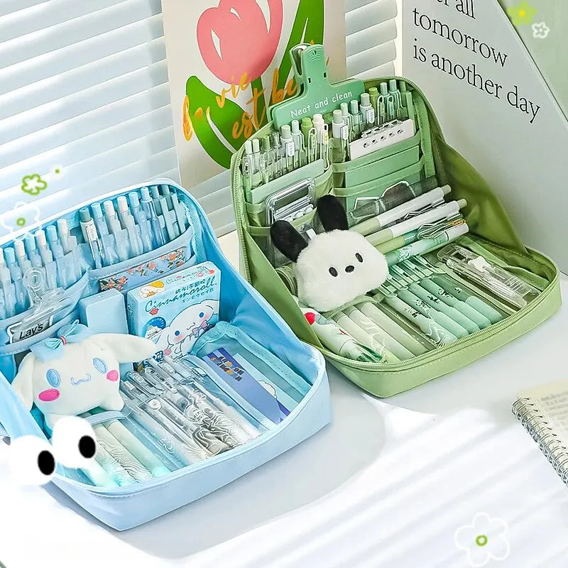 12-Layer Large Capacity Pencil Case – Multifunctional Storage Bag