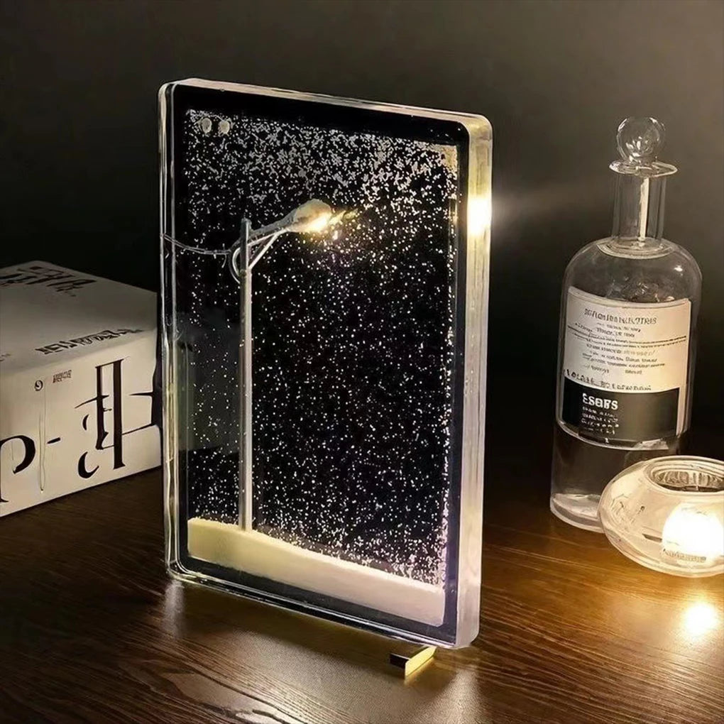 DIY Snow Night Light Street Lamp – Christmas Craft & Educational Toy