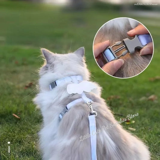 Adjustable Cat Collar – Soft & Stylish Pet Collar for Cats with Safety Buckle