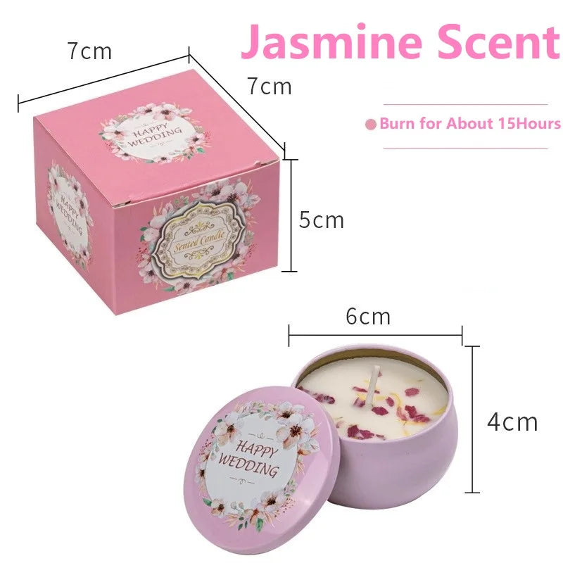 Vintage Soy Wax Scented Candles | Floral Fragrance Candle Gift