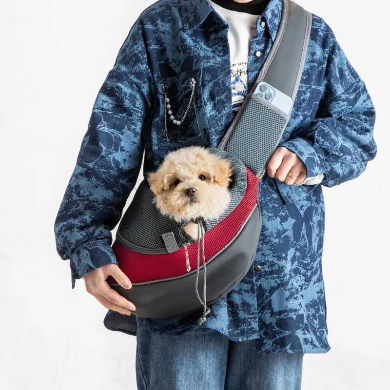 Pet Cat Dog Carrier Backpack Sling Bag | Travel Tote Shoulder Bag for Small Pets