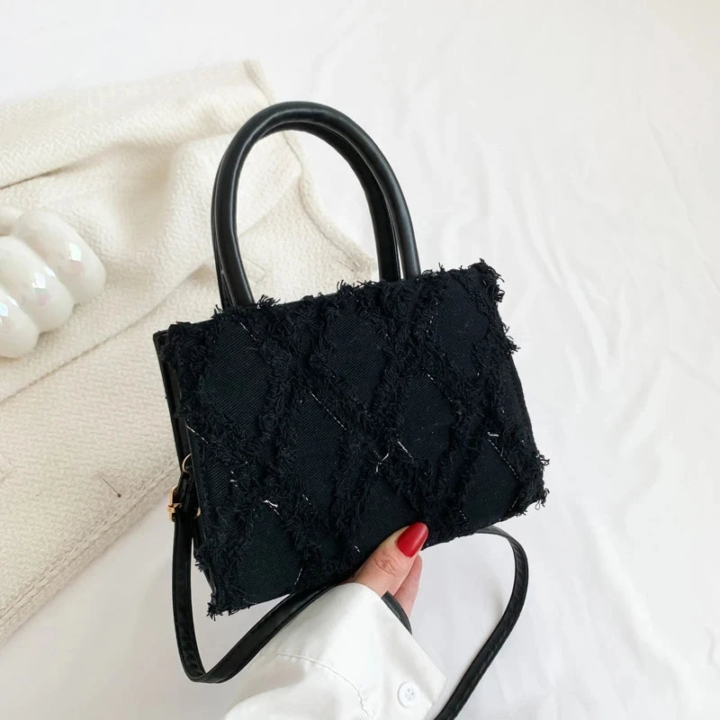 Fashion Women Denim Messenger Shoulder Bag