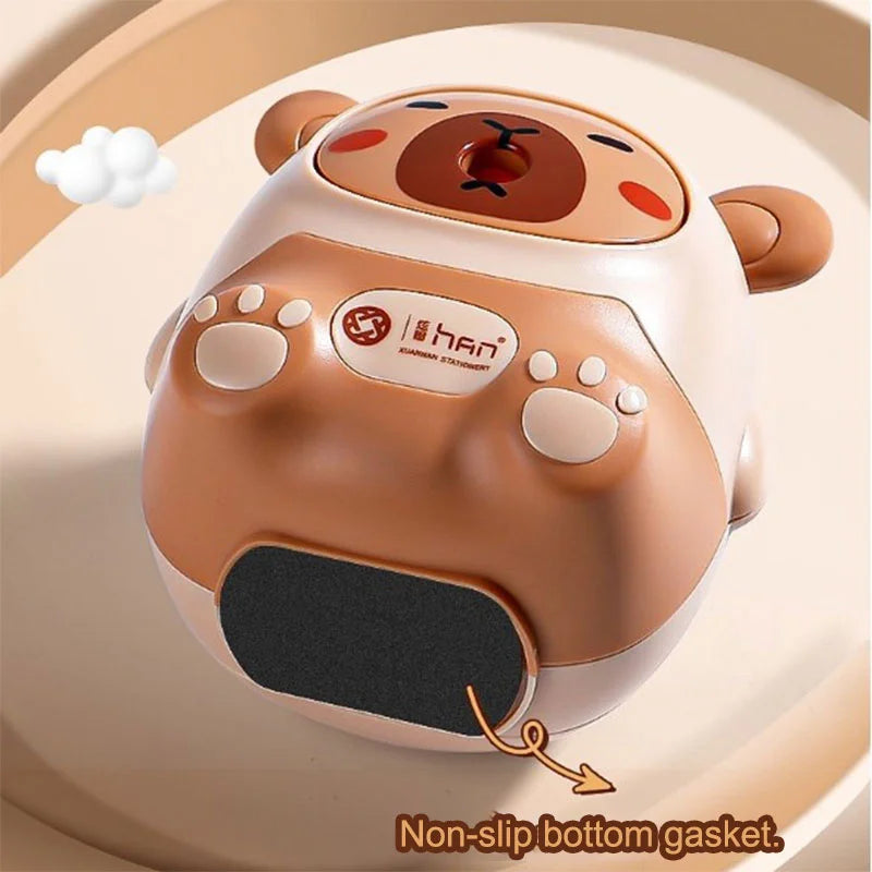 Capybara Kawaii Pencil Sharpener | Creative Stationery for School & Office