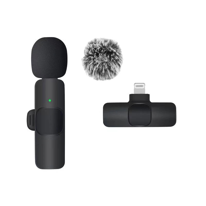 Basix Wireless Lavalier Microphone for iPhone16 & YouTube Vlogs
