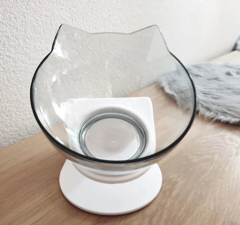 Non-Slip Double Cat & Dog Bowl with Stand – Pet Feeder