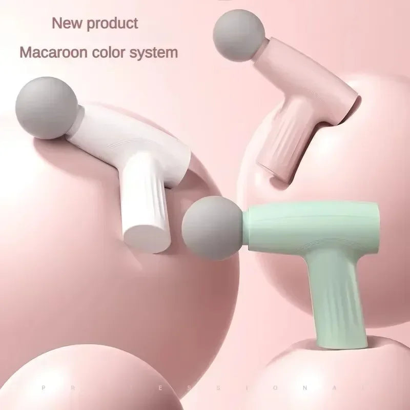 Mini Pink Massage Gun for Deep Tissue Therapy